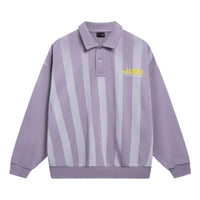 Li-Ning Athletics Training Stripes Sweatshirts 'Purple White' AWDT159-2