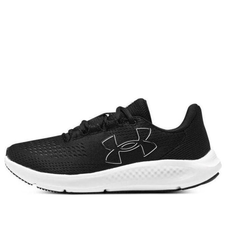 (WMNS) Under Armour Charged Pursuit 3 'Big Logo - Black White' 3026523-001