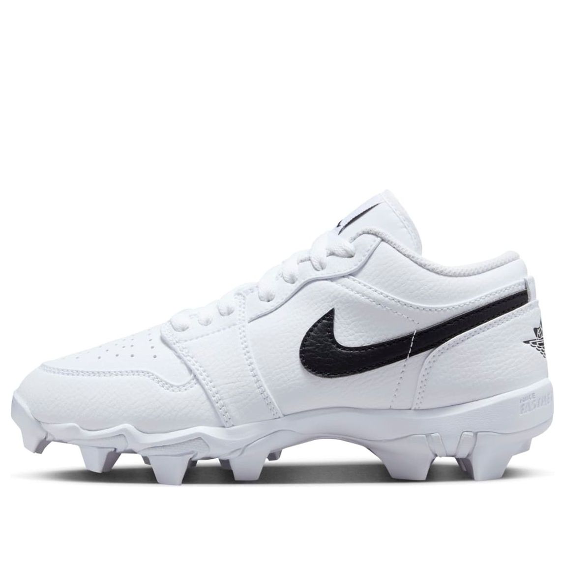 (GS) Air Jordan 1 Low Cleat 'White Black' HF6885-100