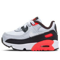(TD) Nike Air Max 90 Running Shoes Grey/Red/Black CD6868-012
