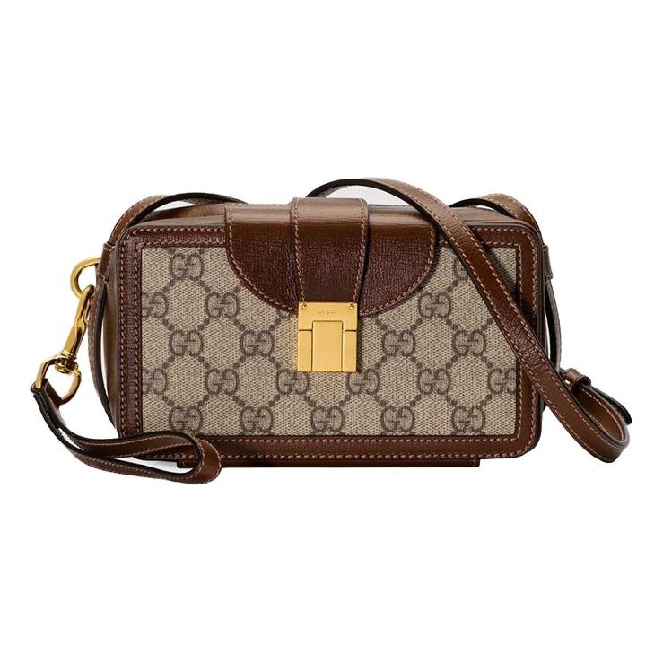 (WMNS) Gucci Mini-Sized Single-Shoulder Bag White/Brown 614368-92TCG-8563