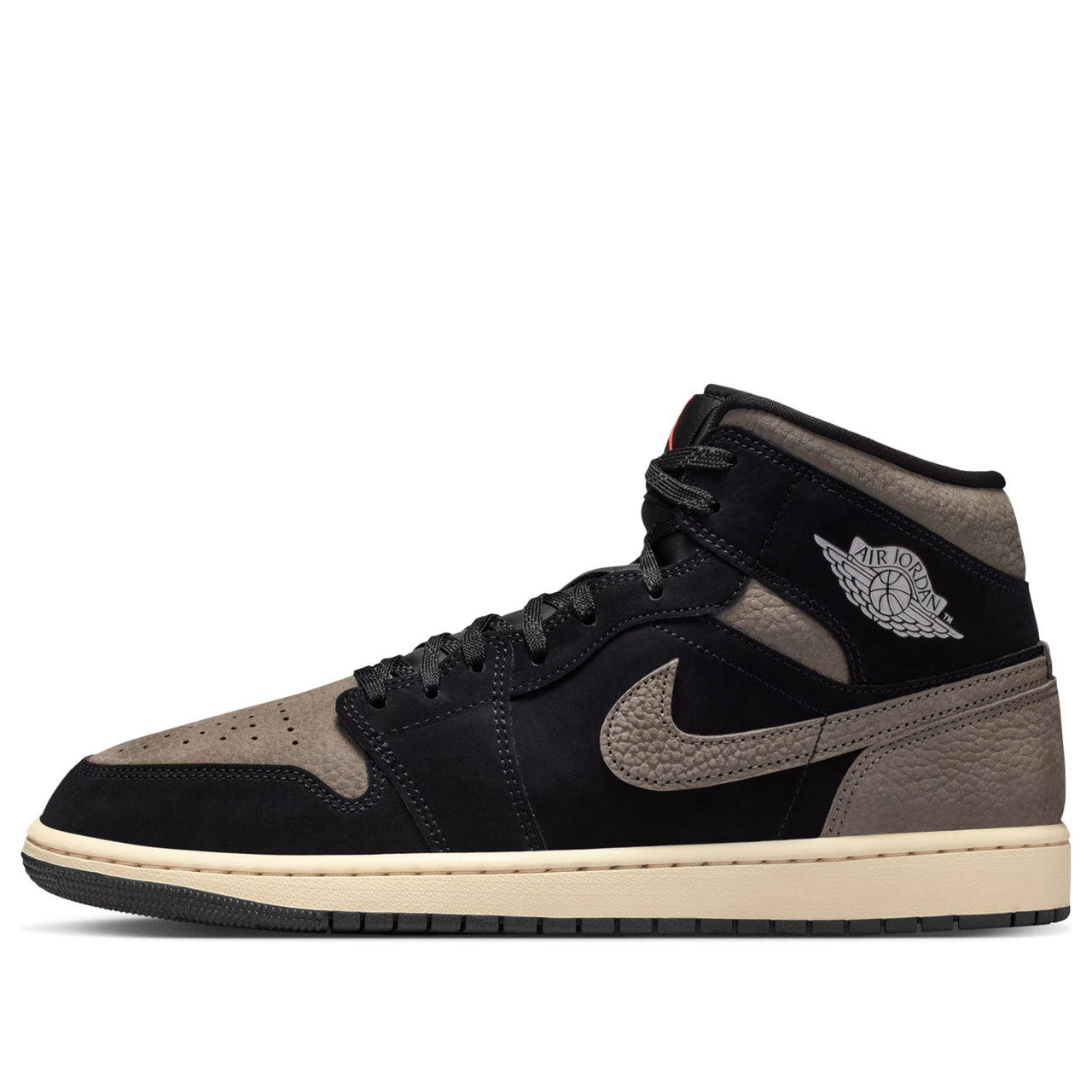 Air Jordan 1 Mid 'Black Olive Grey' IB7110-002