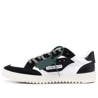 Off-White 5.0 Panelled Low-Top Sneakers 'Black White' OMIA227S23FAB0010110
