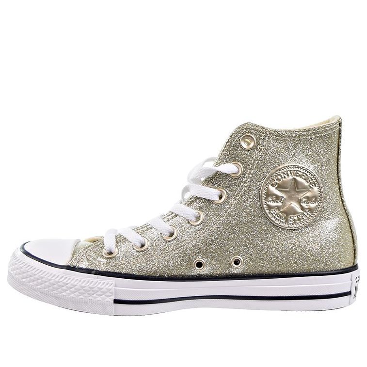 (WMNS) Converse Chuck Taylor All Star High 'Light Gold Glitters' 562481C