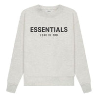 (GS) Fear of God Essentials SS21 Pull-Over Crewneck Light Heather Oatmeal FOG-SS21-517