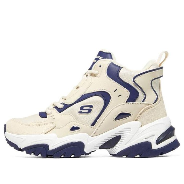 (WMNS) Skechers Stamina V2 'White Navy' 167270-NTNV