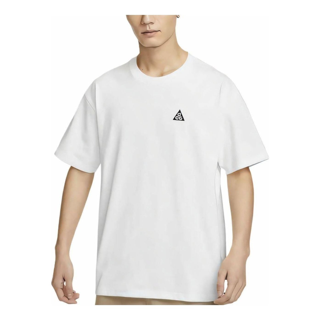 Nike AS M ACG DF TEE M90 LBR+HBR TR T-Shirt Asia Sizing 'White Orange' HJ0799-121