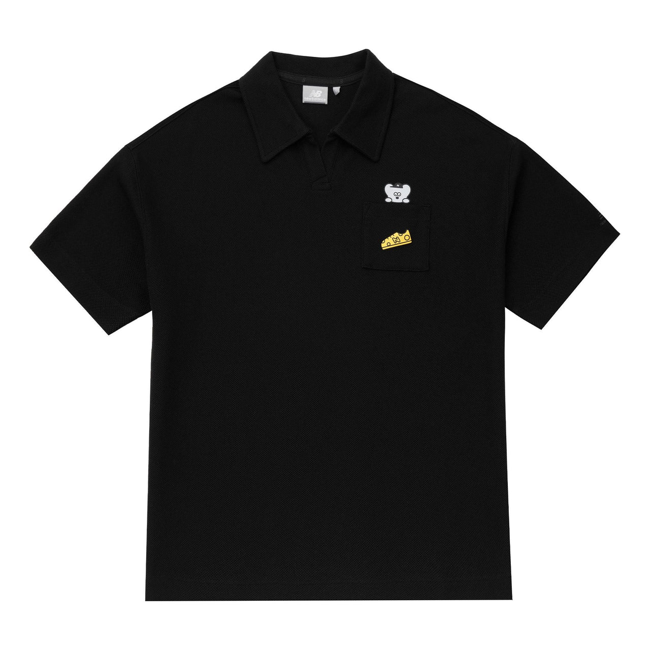 (WMNS) New Balance x SEIJI ANDY Polo Tee 'Black' 5FD26272-BK