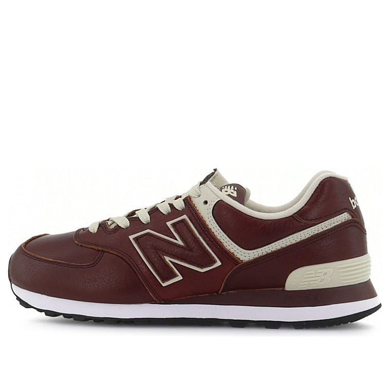 New Balance 574 Leather 'Dark Brown' ML574LPB