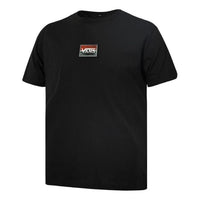 Vans Small Label Round Neck Short Sleeve Couple Style Black VN0A5F2WBLK