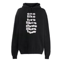Men's Balenciaga Alphabet Printing Casual Black 641679TJV931070