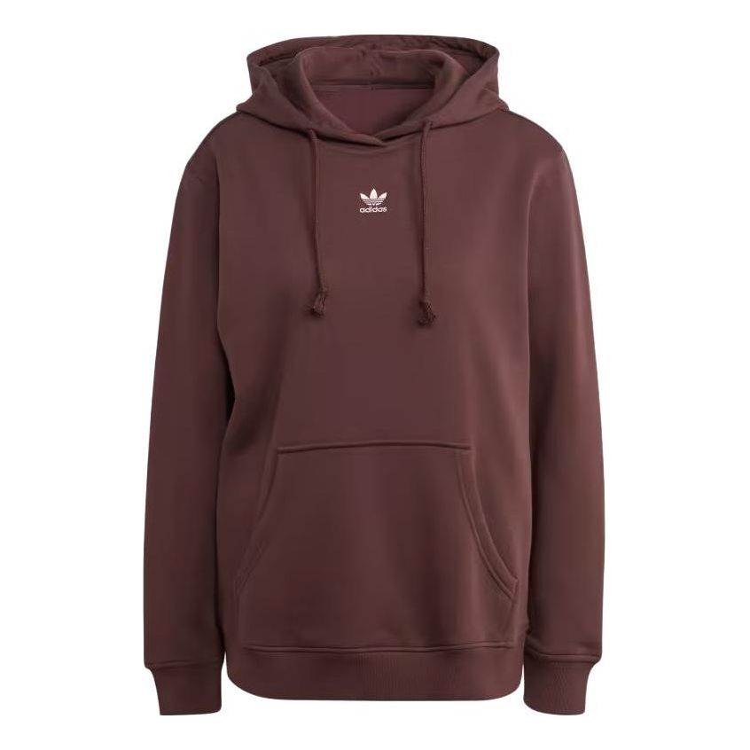 (WMNS) adidas Adicolor Fleece Hoodie 'Brown' IJ9763