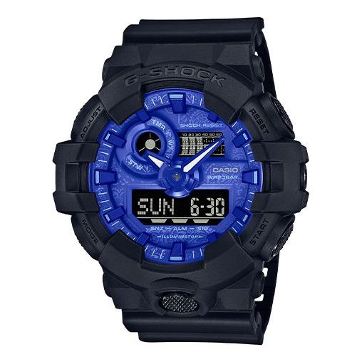 CASIO G-Shock Analog-Digital 'Black Blue' GA-700BP-1APR