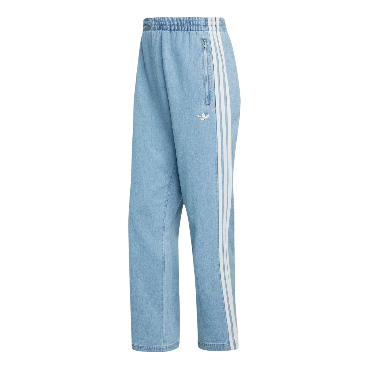 adidas Denim Firebird Pants Asia Sizing 'Light Blue' KX1195