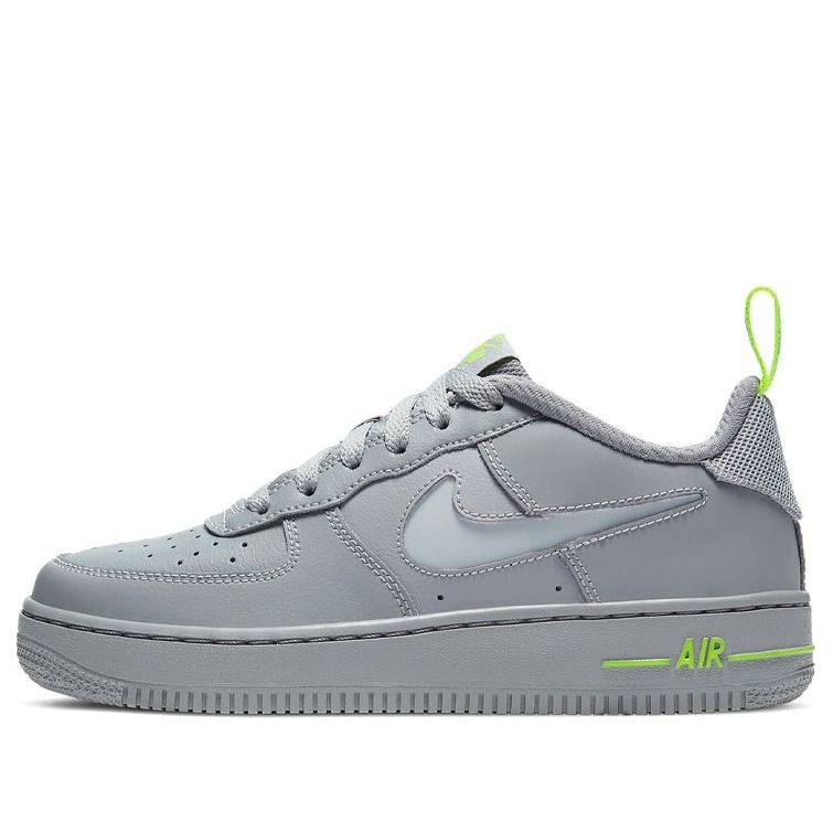 (GS) Nike Air Force 1 '07 LV8 'Particle Grey Volt' DD3227-001