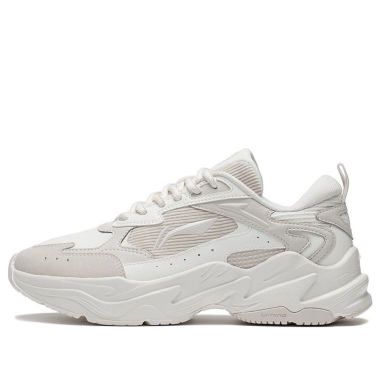 (WMNS) Li-Ning Qixing 'Creamy White Grey' ARLS024-2