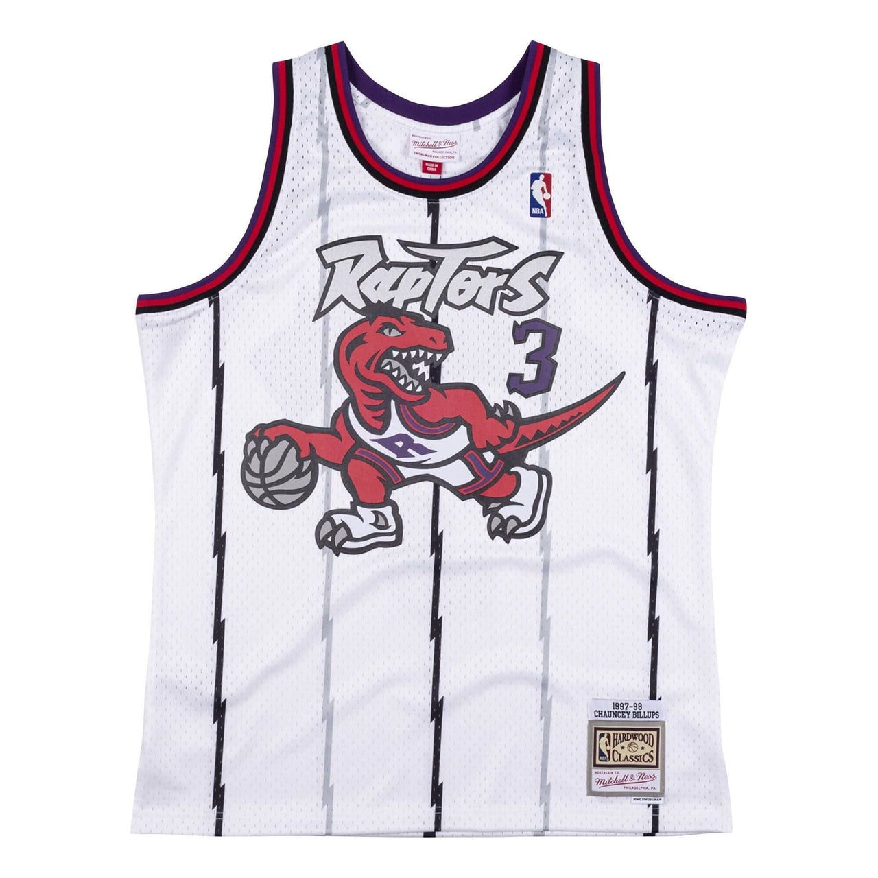 Mitchell & Ness x NBA Toronto Raptors 1997-98 Swingman Jersey 'Chauncey Billups 3' SMJYLG19076-TRAWHIT97CBI