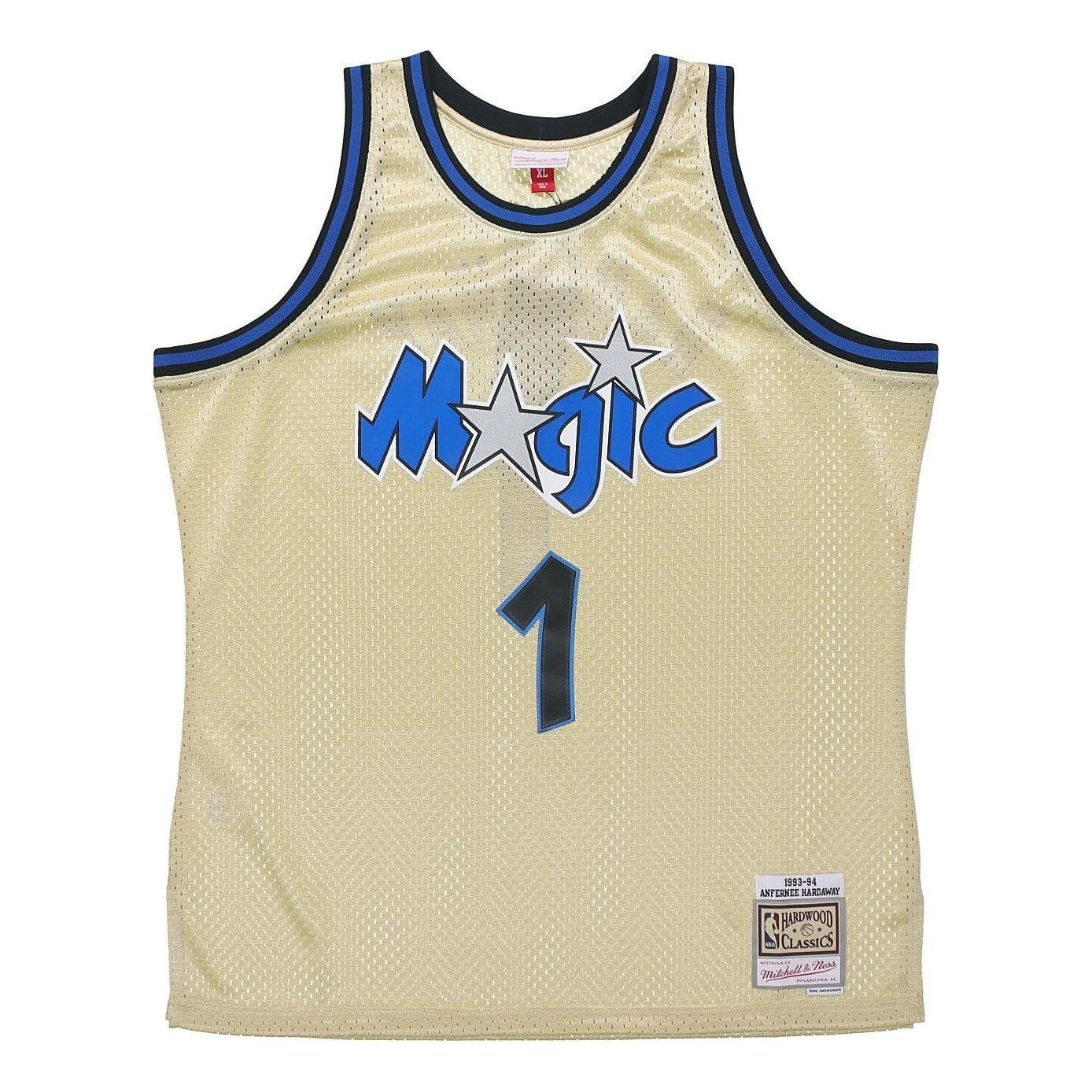 Mitchell & Ness x NBA Gold Orlando Magic 1993-94 Swingman Jersey 'Penny Hardaway 1' BA895I-OMA-D-L3S