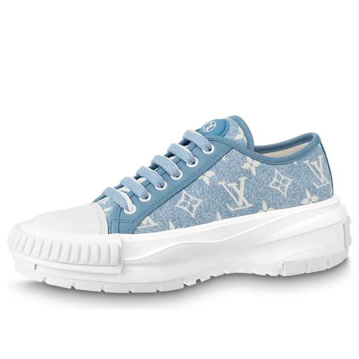(WMNS) LOUIS VUITTON Squad Sneakers 'Blue Monogram' 1AB19K