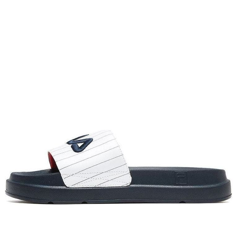 (WMNS) FILA wedge sandal Blue/White F12W024610FWN