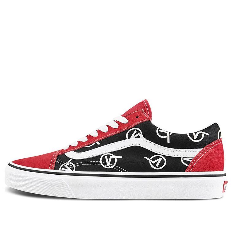 Vans Old Skool Vlogo 'Black Red' VN0A4U3B17B