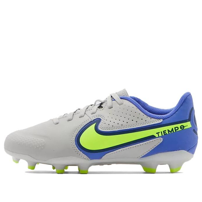 (GS) Nike Tiempo Legend 9 Academy FG/MG 'Grey Royal Blue' DA1333-075