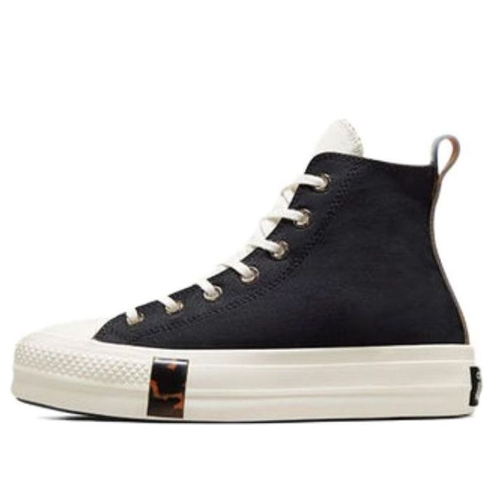 (WMNS) Converse Chuck Taylor All Star Lift Tortoise High Top 'Black' A05257C