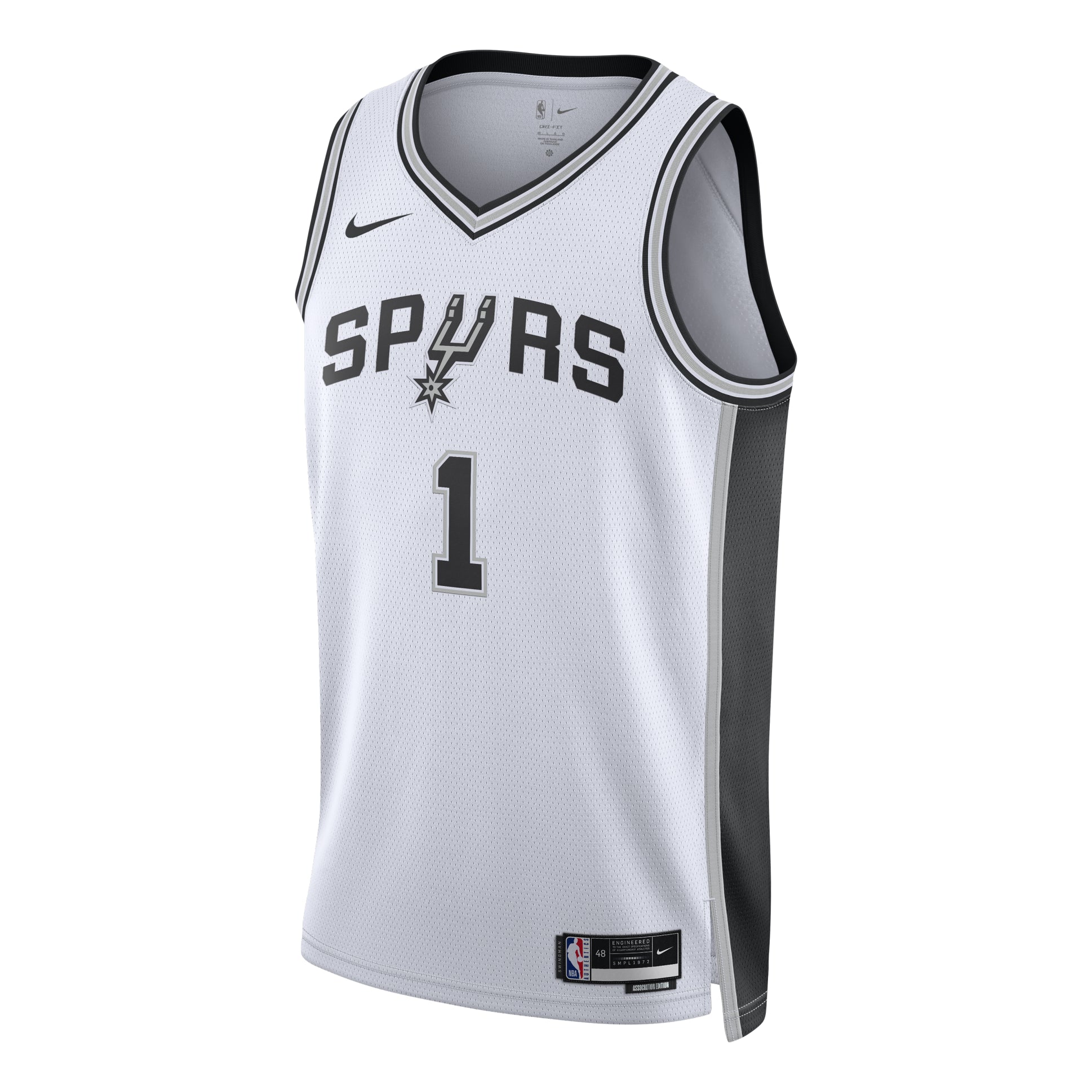 Nike Dri-FIT NBA Victor Wembanyama San Antonio Spurs Association Edition Swingman Jersey 'White' DN2094-104