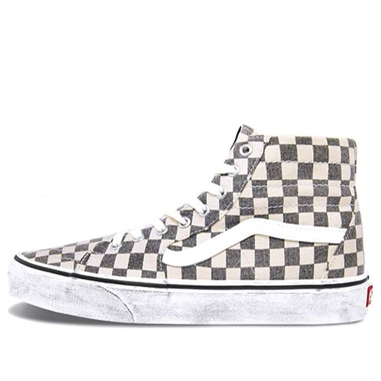 Vans SK8-HI Tapered Grey/White Washed Checkboard VN0A4U16HQE