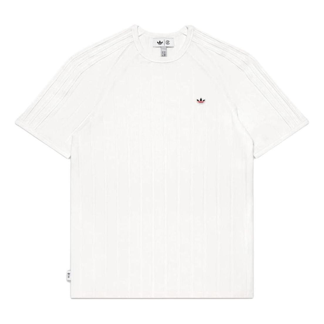 adidas x CLOT Rib T-shirt Asia Sizing 'White' JC8170