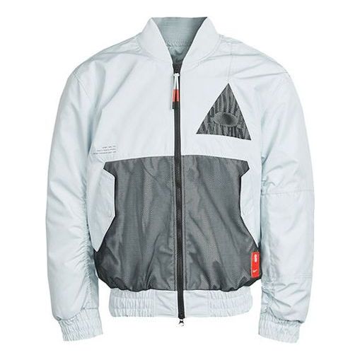 Men's Nike Kyrie Basketball Sports Mesh Patchwork Print Pattern Woven Baseball Padded White Gold Color Jacket CK6671-043