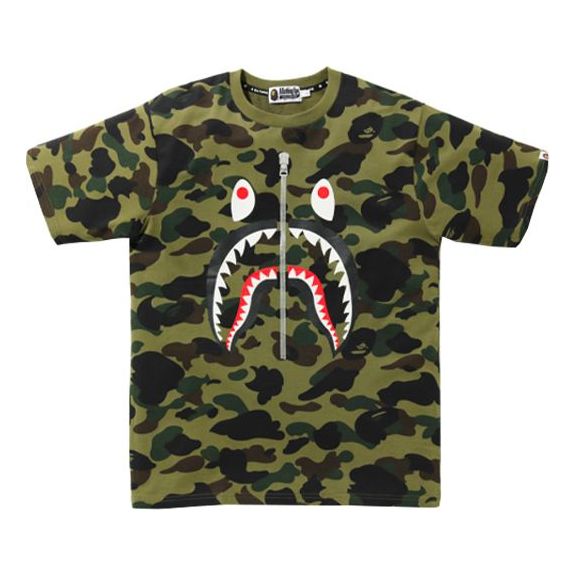 A Bathing Ape WGM MULTI Short-sleeved MENS MULTI/Green 0ZXTEM109003D