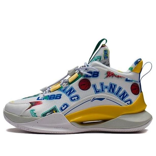 (GS) Li-Ning Team2.0 Mid 'White Yellow Blue' YKBS016-3