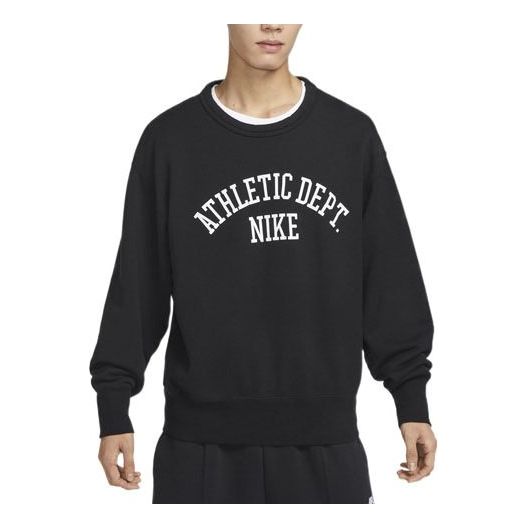 Nike Sportswear Trend Fleece Crew Top 'Black' DX0026-010