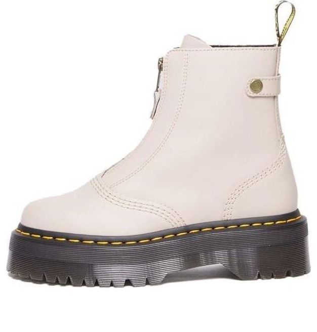 (WMNS) Dr. Martens Jetta Platform Boots 'Vintage Taupe' 27656348