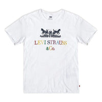 Men's Levis LOGO Embroidered Short Sleeve White 22495-0054