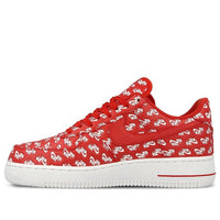 Nike Air Force 1 Low 07 QS 'All Over Logo Red' AH8462-600