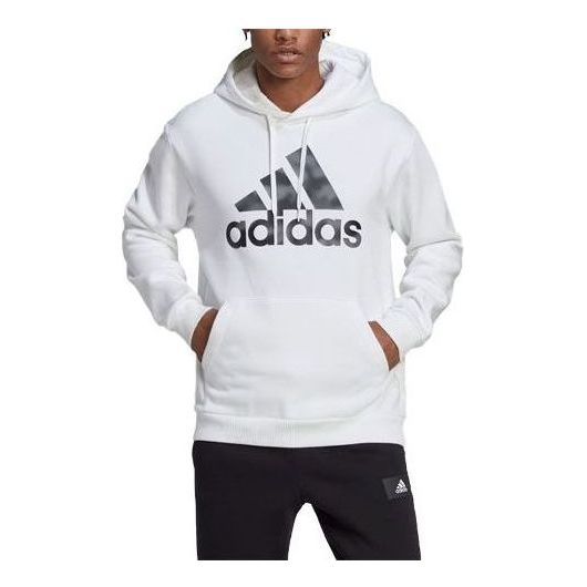 adidas Camo Print French Terry Hoodie 'White' HL6932