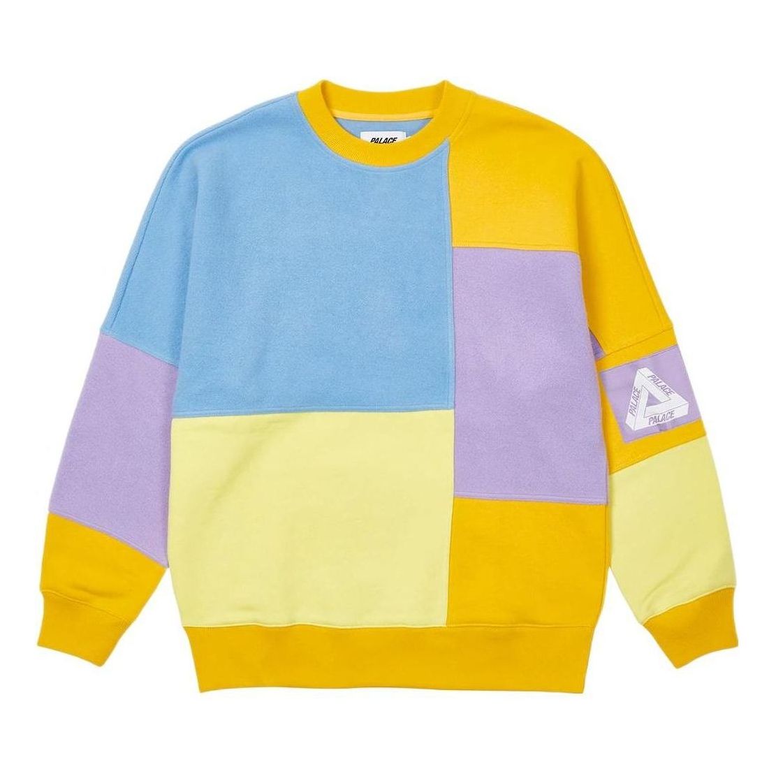Palace SS22 Colour Block Crew Sweater 'Multicolor' P22CS112