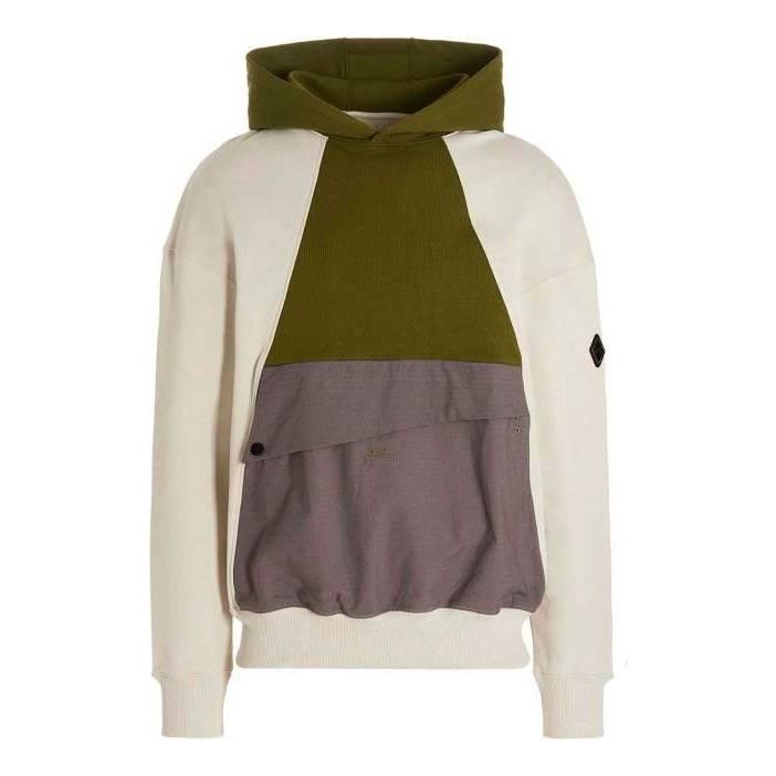A-COLD-WALL* Flap-pocket Panelled Hoodie 'Off White' ACWMW060BONE