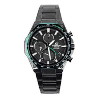 CASIO Male EDIFICE Japan / South Korea Fashion Solar Powered Mens Black Analog EQB-1100XDC-1A