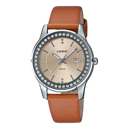 CASIO STANDARD Series Quartz Orange/White Brown Analog LTP-1358L-5A