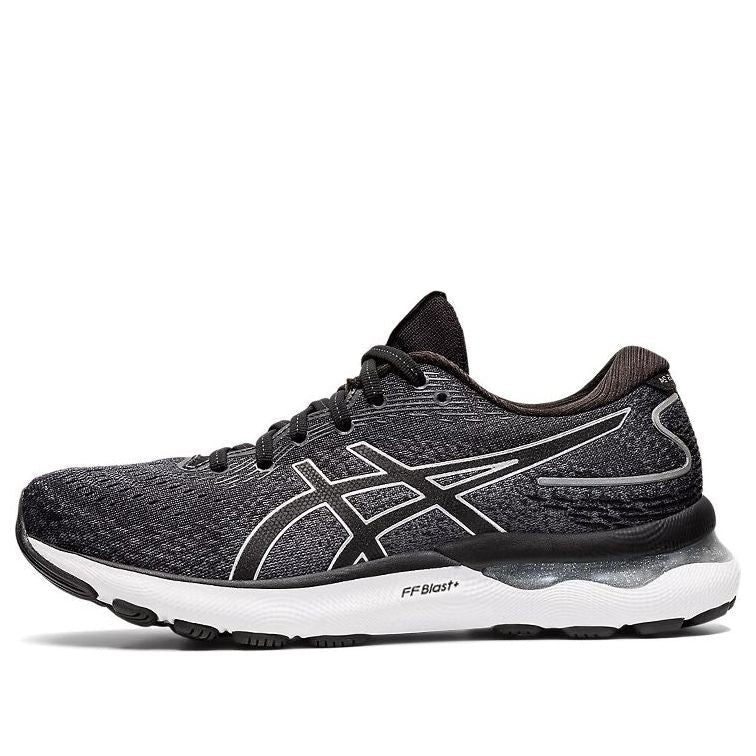 (WMNS) ASICS Gel-Nimbus 24 Wide 'Black White' 1012B199-001