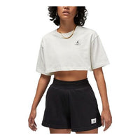 (WMNS) Air Jordan Sport Cropped T-Shirt 'White' DZ3212-133