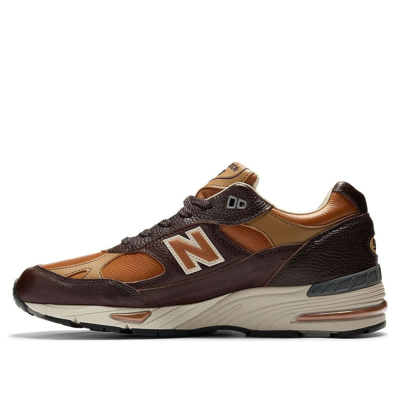 (WMNS) New Balance 991v1 Made in UK 'Chocolate Plum Caramel Cafe' W991LB1