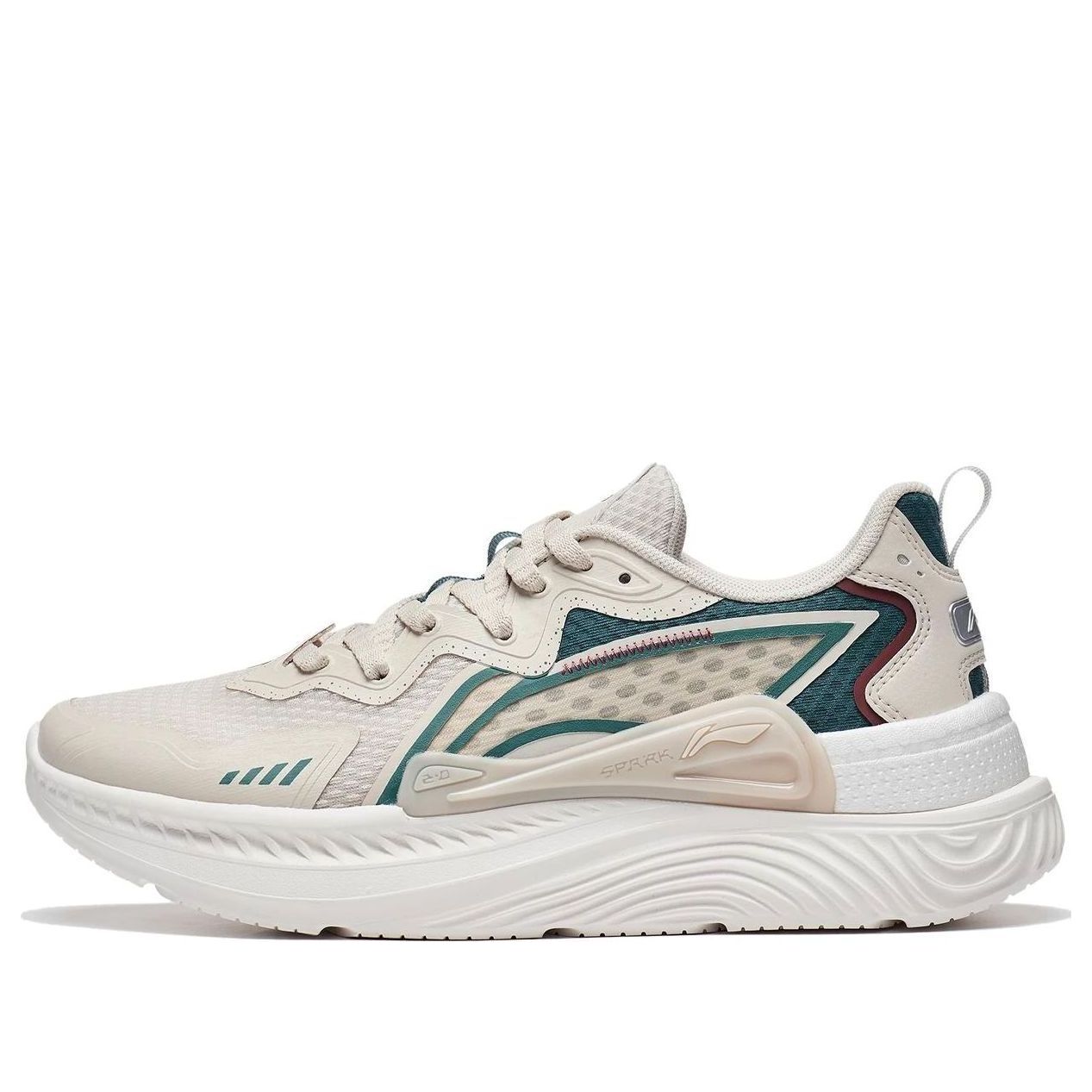 Li-Ning Qingyou 'Beige Green White' AGLT057-4