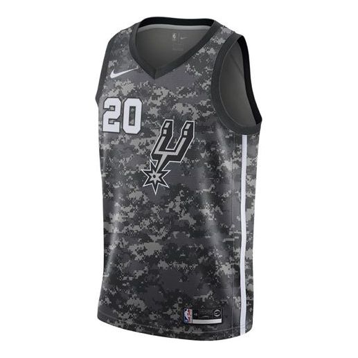 Nike NBA SW 20 San Antonio Spurs Swingman 20 Ginobili Jersey Black AJ4644-010