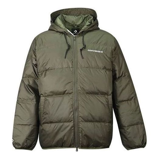 Converse Downfilled Hooded Jacket 'Cargo Khaki' 10021981-A02