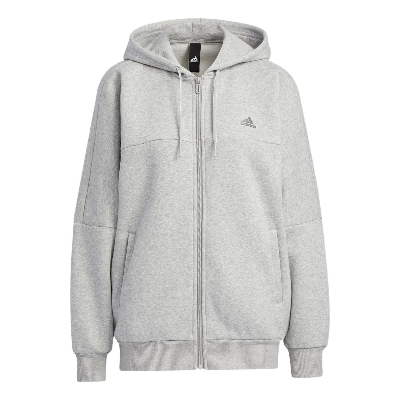 (WMNS) adidas Word Fleece Hoodie 'Grey' HM2813