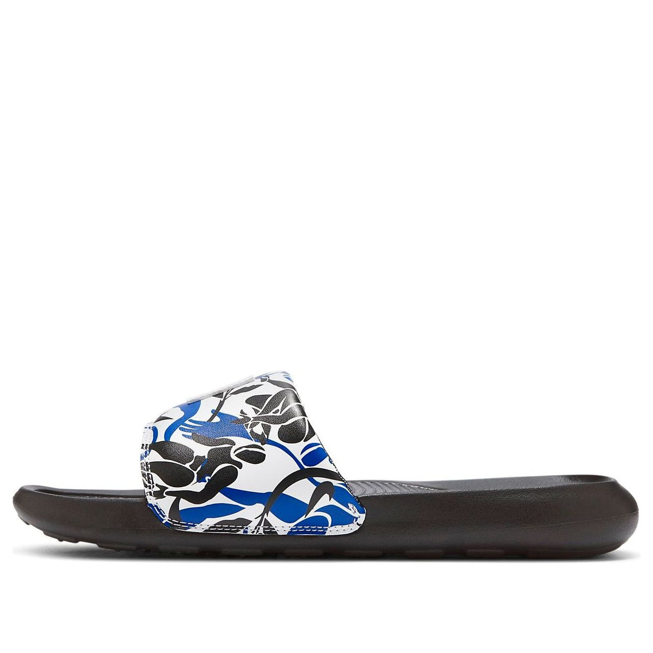 (WMNS) Nike Victori One Slide Black/Blue/White DD0260-001